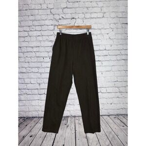 Sarah Bentley Women's Dark‎ Brown Elastic Waist Pants Size L